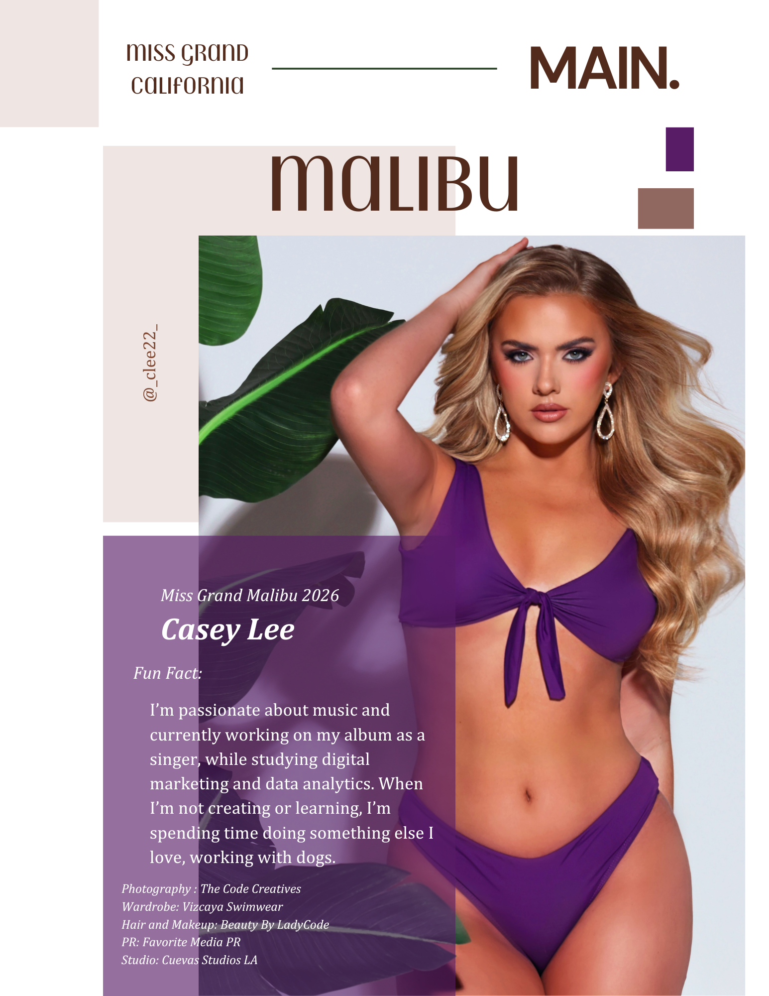 MAIN. The Magazine – May 2026 Issue (Miss Grand California Feature)